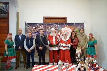 Presentación de la visita de Papá Noel a Telde (Foto TA)